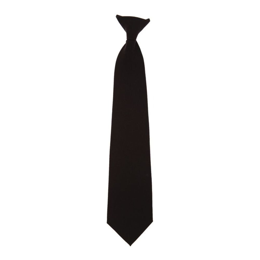 Yoko Clip-On Tie (Pack of 4) / Black
